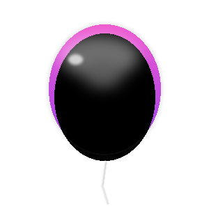 Floating balloon decoration